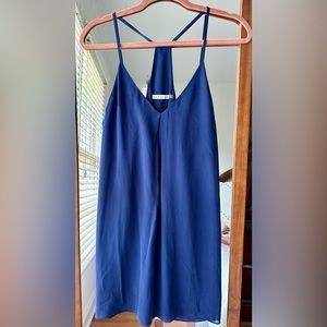 Alice and Olivia Silk Blue Tank Dress